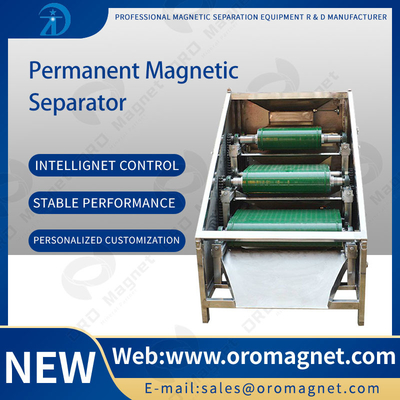 Séparateur magnétique d'équipement exempt d'entretien de séparation magnétique pour des bandes de conveyeur